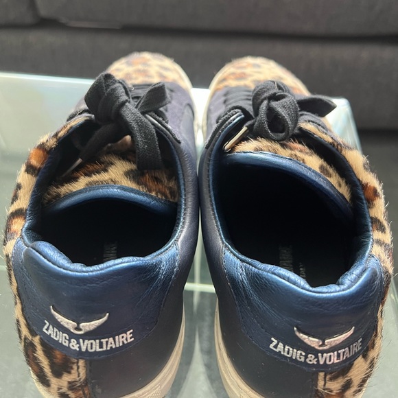 Leopard Zadig and Voltaire size 39 sneakers - Picture 7 of 7
